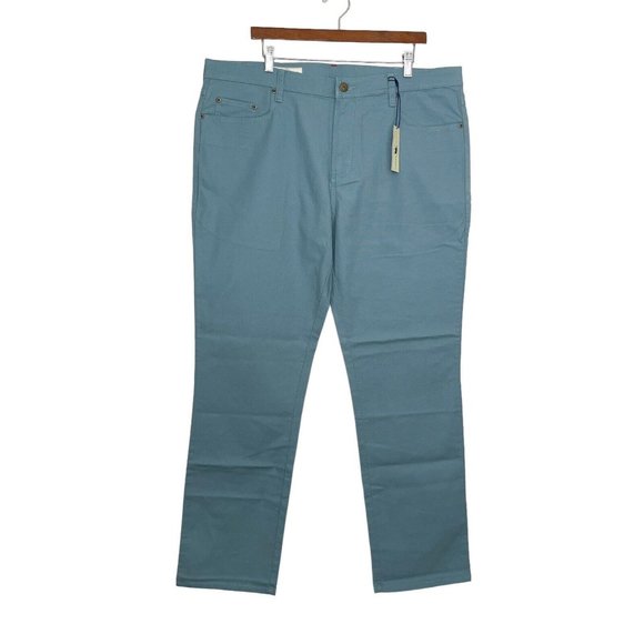 Onward Reserve Flex Micro Canvas Five Pocket Stretch Pant Mens 40x32 Smoke Blue